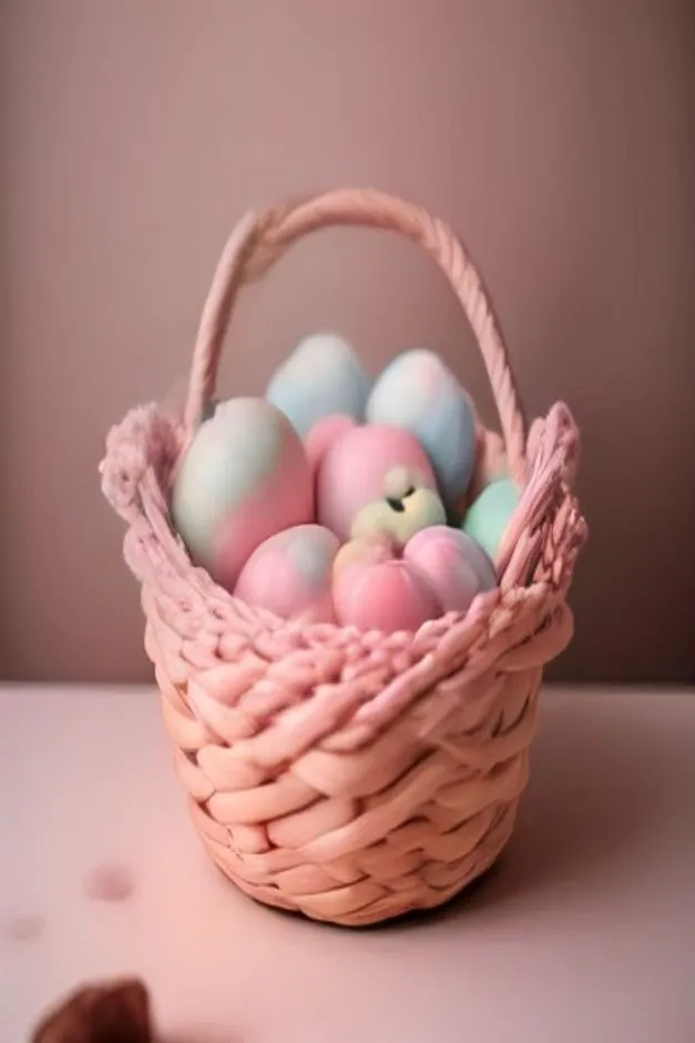 15 Aesthetic Halloween Boo Basket Ideas That Don't Look Cheap 2 The Pinkoween Aesthetic Boo Basket for Pastel Lovers - halloween boo basket ideas (AI Generated Image)
