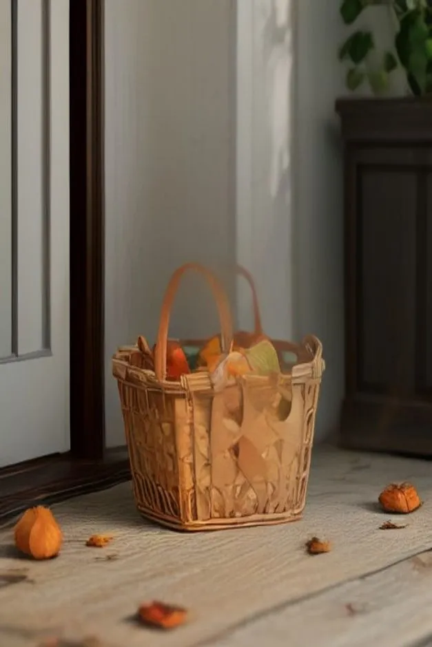 15 Aesthetic Halloween Boo Basket Ideas That Don't Look Cheap 15 Mini Neighborhood 'You've Been Booed' Drop-and-Dash Basket - halloween boo basket ideas (AI Generated Image)