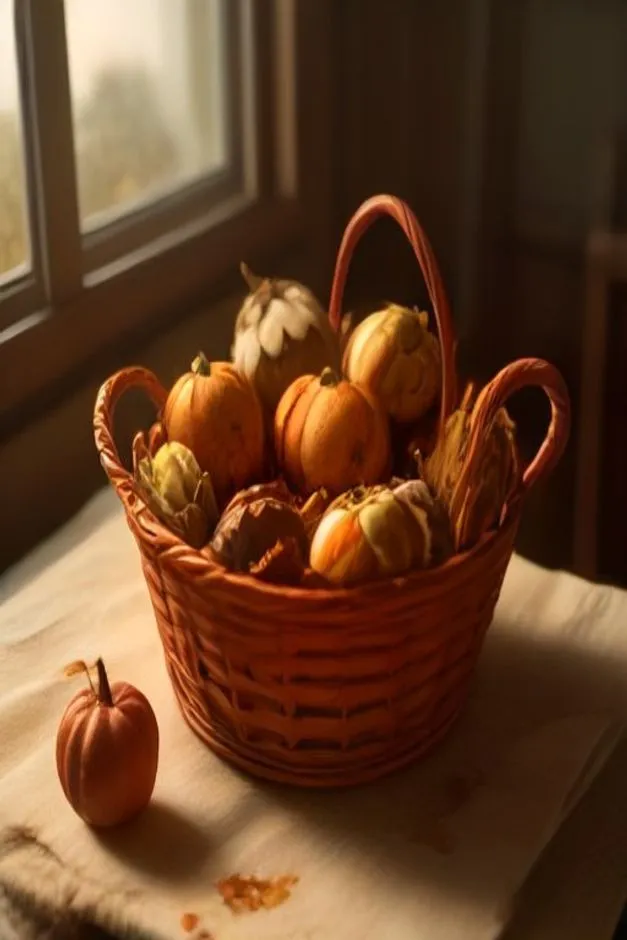 15 Aesthetic Halloween Boo Basket Ideas That Don't Look Cheap 8 Gourmet Autumn Snack Attack Boo Basket - halloween boo basket ideas (AI Generated Image)