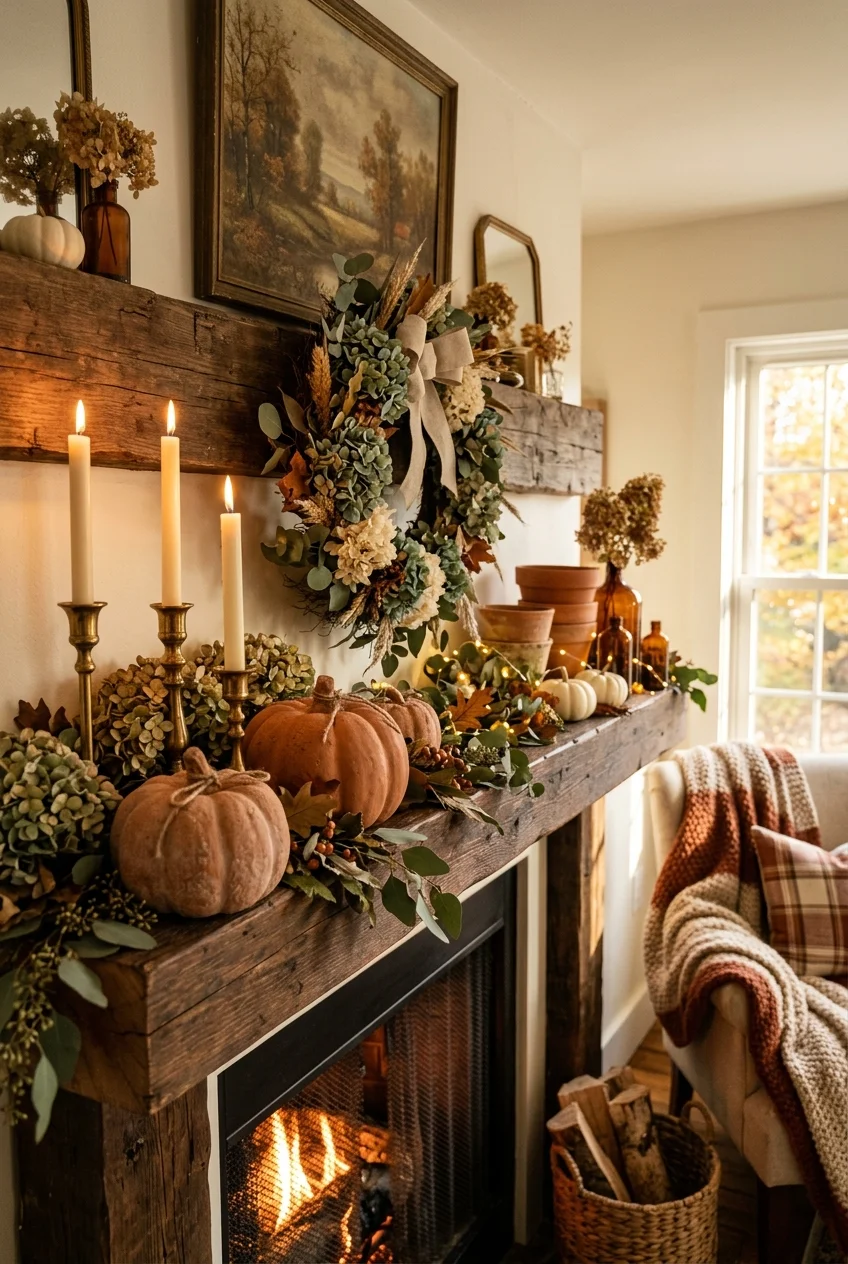 diy fall decorations - 30 High-End DIY Fall Decorations on a Dollar-Store Budget (AI Generated Image)