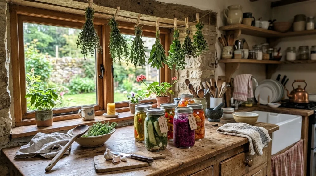 Natural living homestead and kitchen wisdom